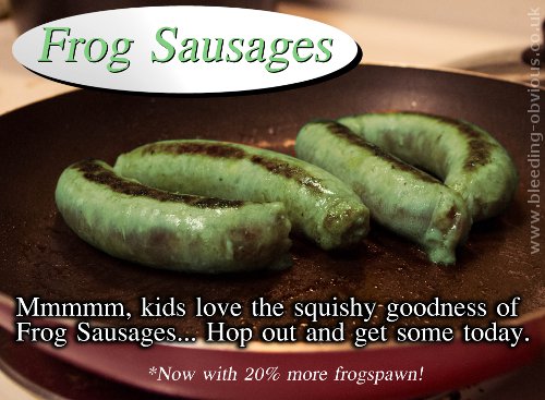 Frog Sausages